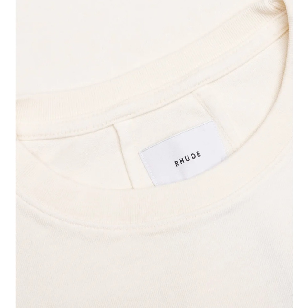 NWT RHUDE Premier Crew Tee in Vintage White Chateau Rhude Men’s T-Shirt M - Picture 4 of 14